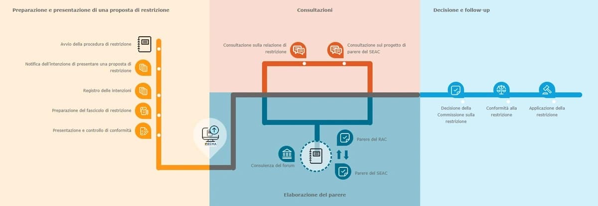 Procedura di preparazione e presentazione di una proposta di restrizione