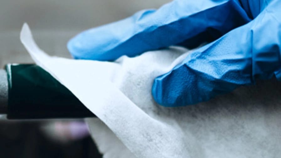 Panno tessuto non tessuto per pulizia industriale
