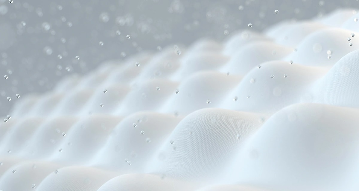 Non-woven material for industrial filtering