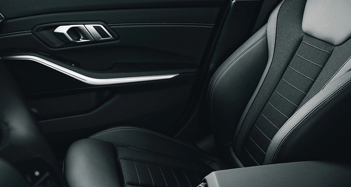 Car interiors made with black technical non wovens 